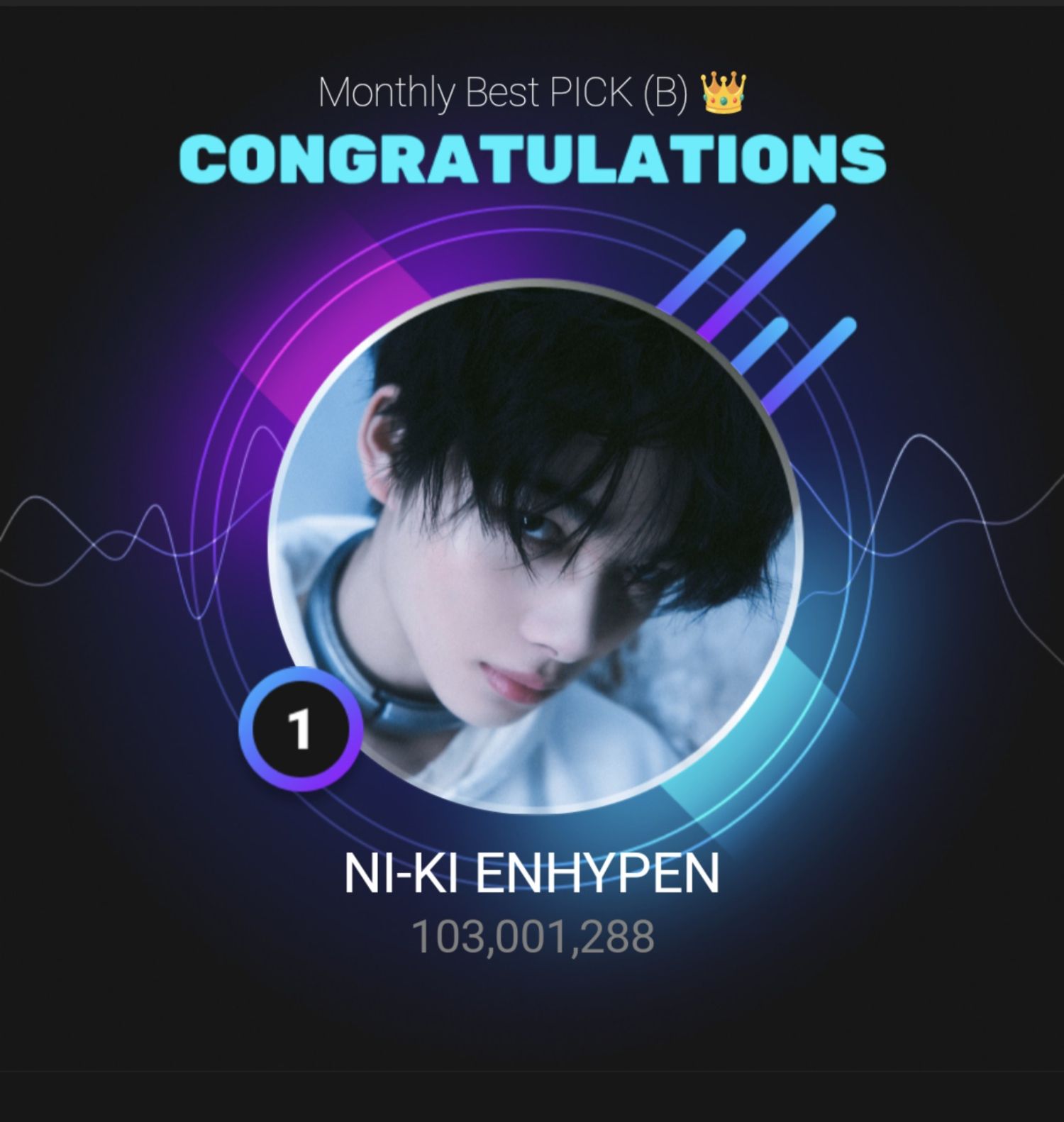 Recent activity shot of NI-KI (ENHYPEN)