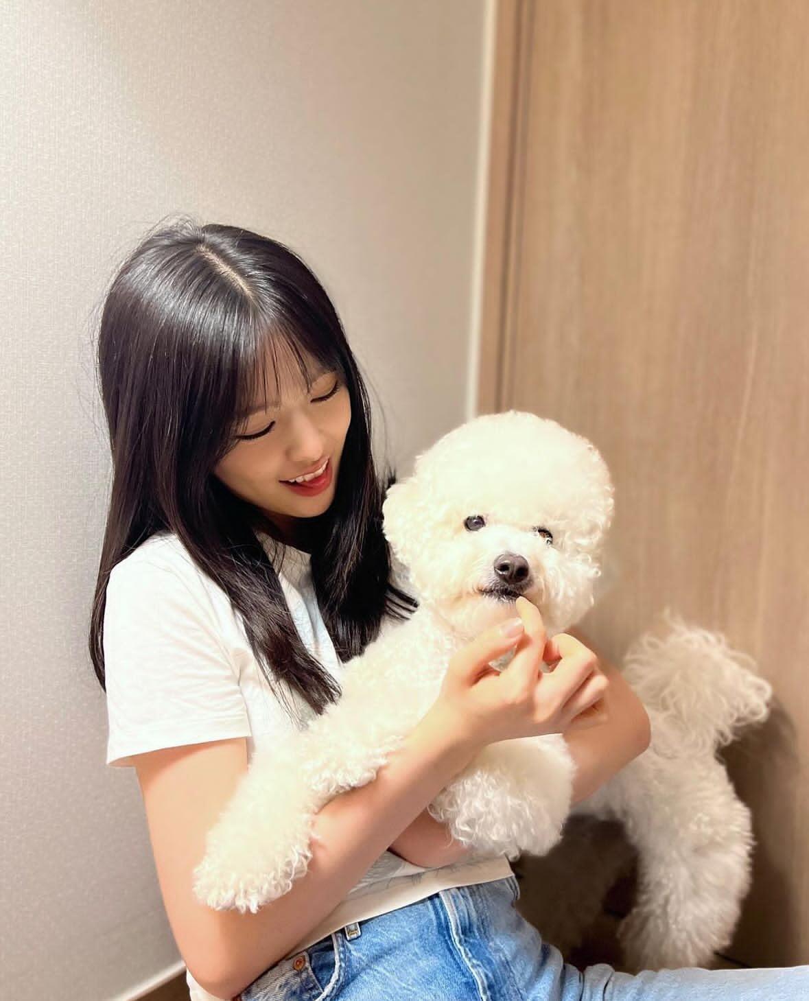Recent activity shot of An Yujin (IVE)