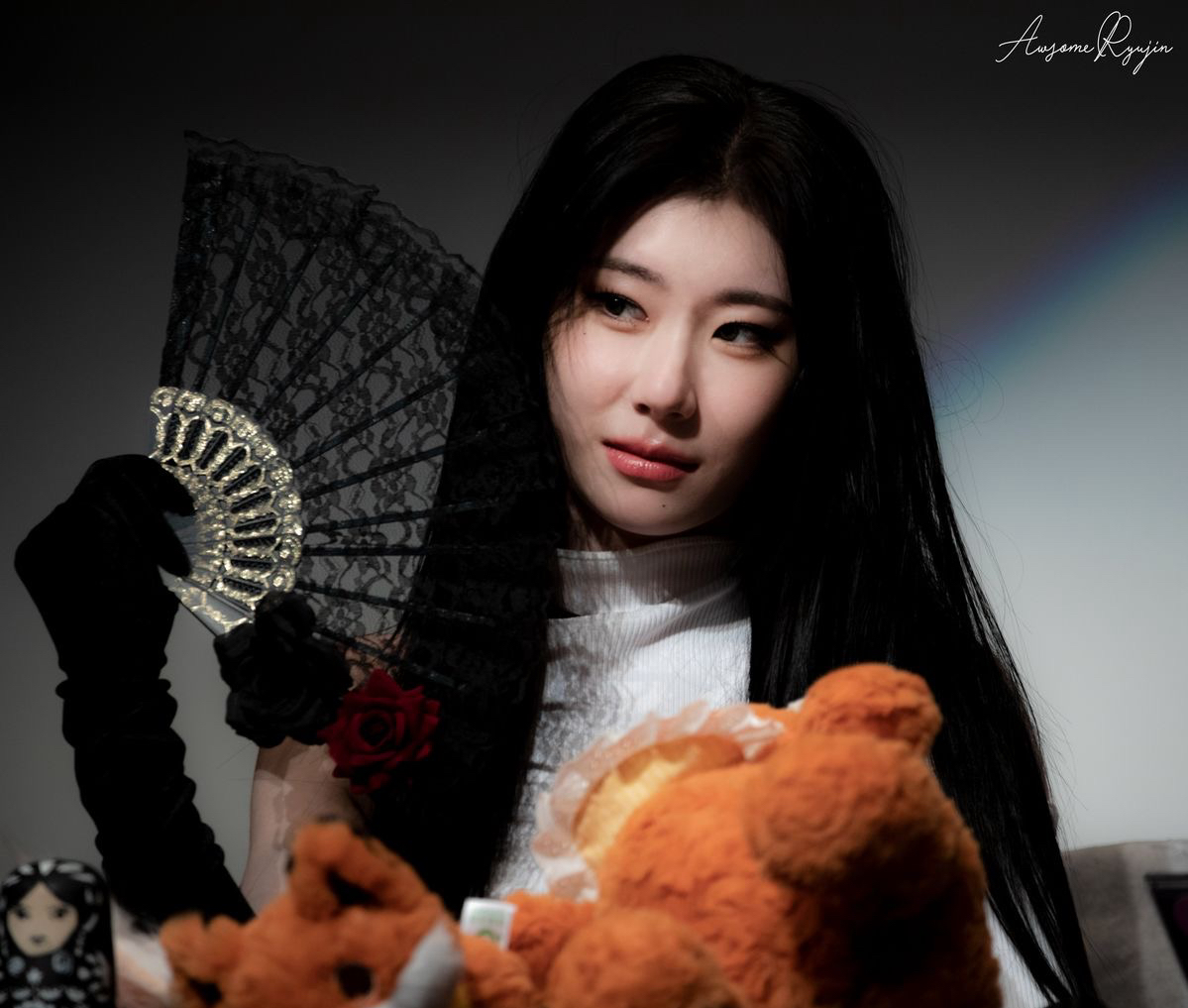 A moment captured by Chaeryeong (ITZY)'s fan