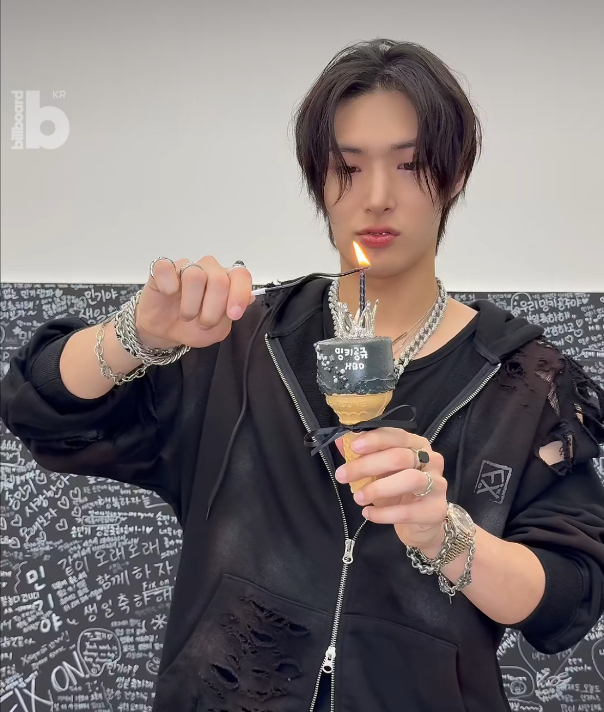 Behind-the-scenes cut of Mingi (ATEEZ)