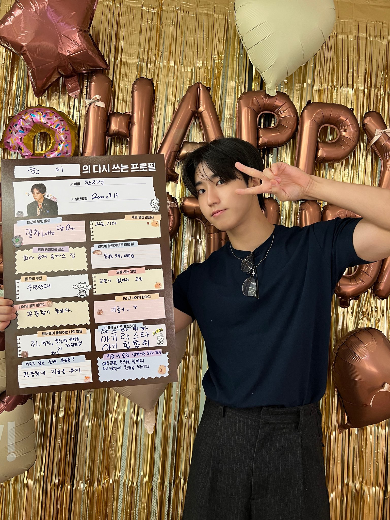 Recent activity shot of HAN (Stray Kids)