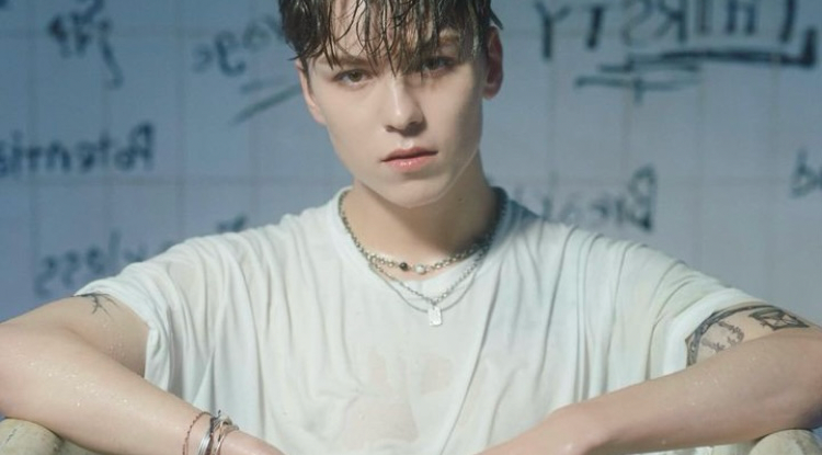 A moment captured by Vernon (SEVENTEEN)'s fan