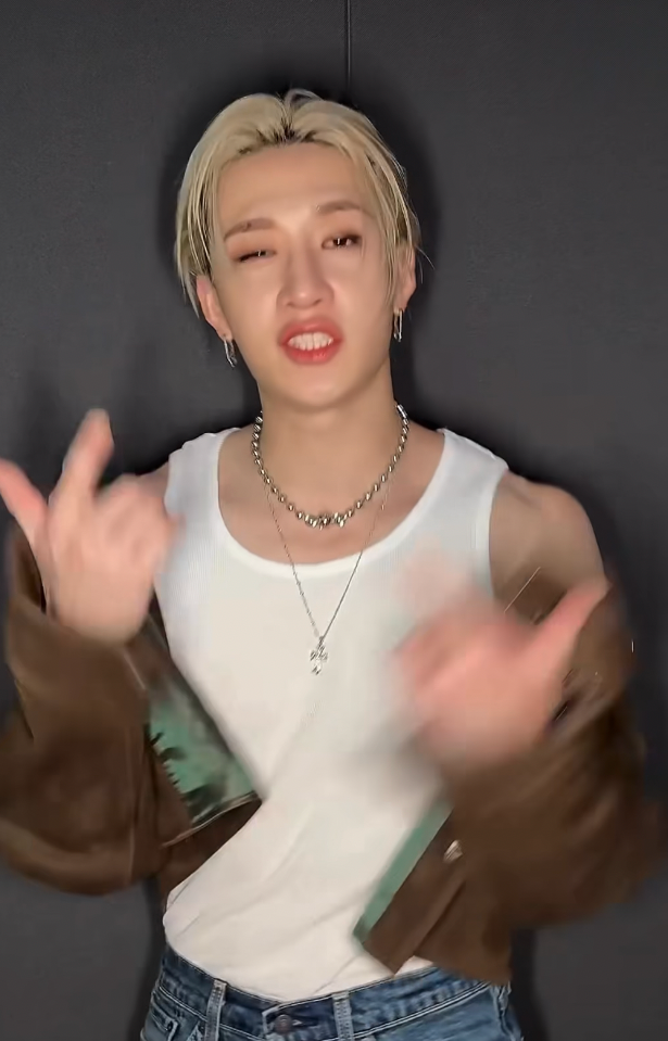A moment captured by Bang Chan (Stray Kids)'s fan
