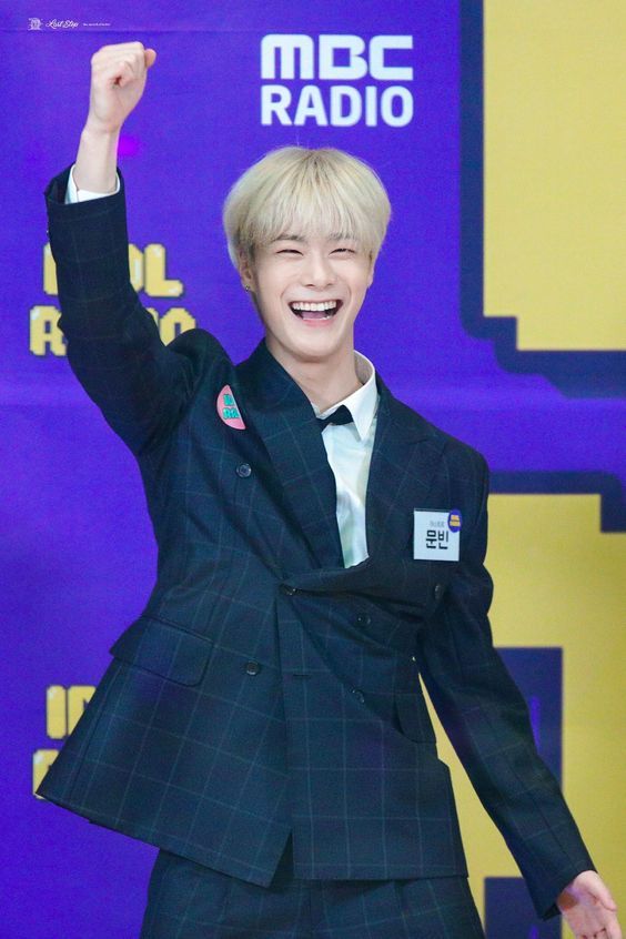 Recent activity shot of Moonbin (ASTRO)