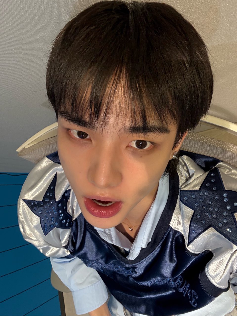 A moment captured by Hyunjin (Stray Kids)'s fan