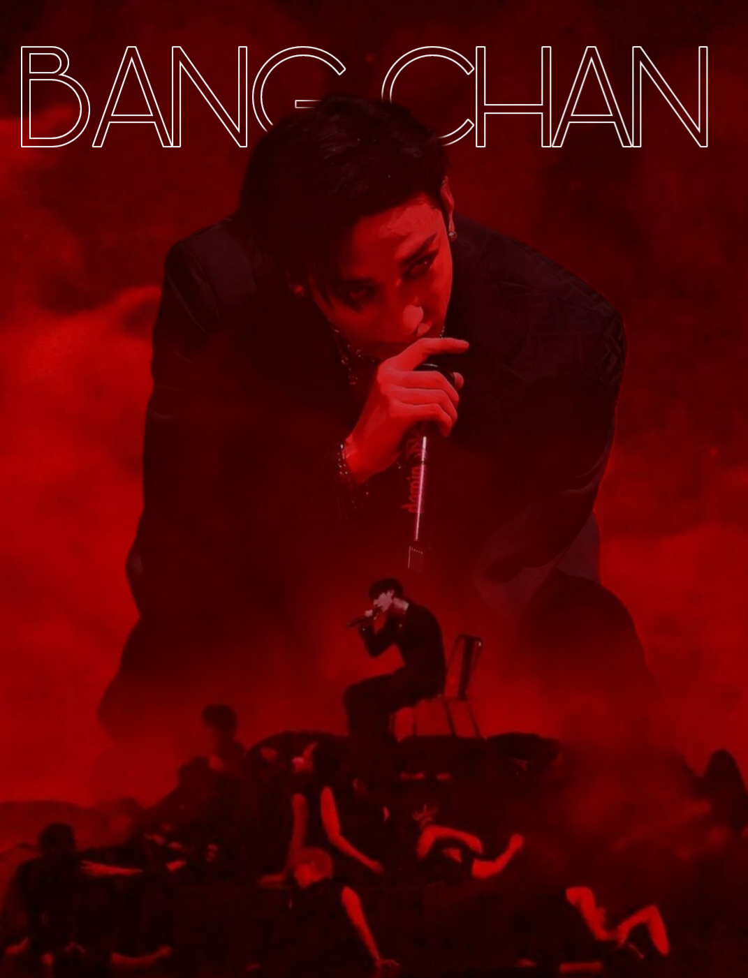 A moment captured by Bang Chan (Stray Kids)'s fan
