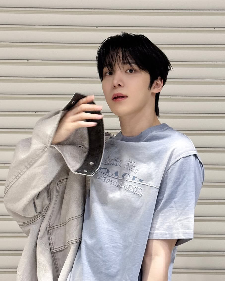Recent activity shot of Yunho (ATEEZ)