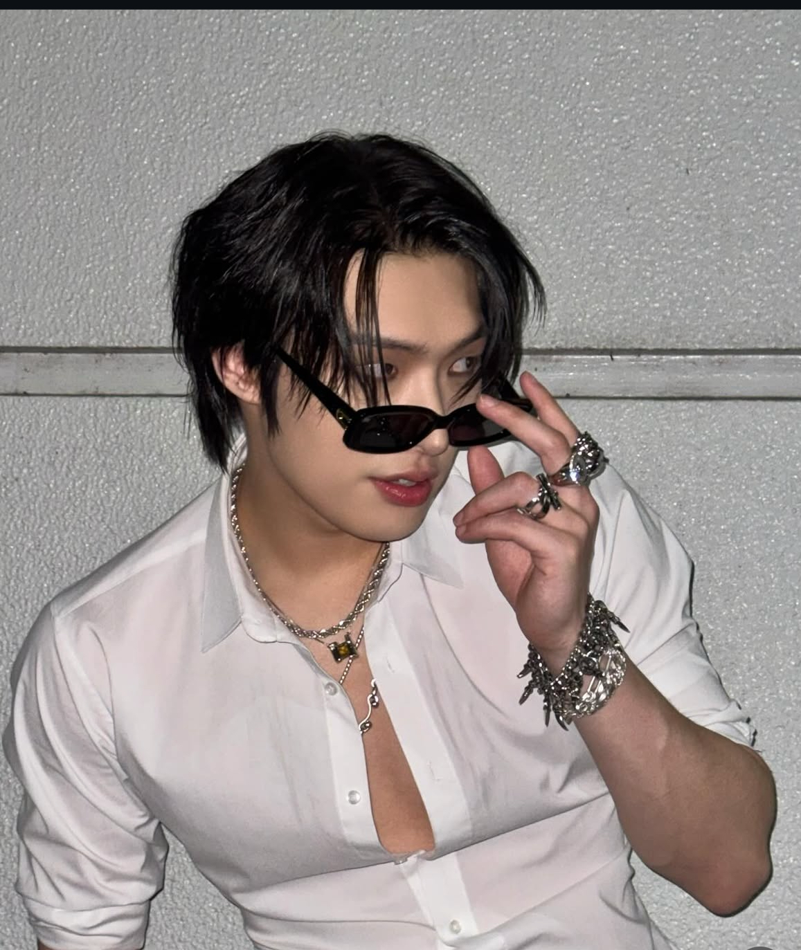 A moment captured by Mingi (ATEEZ)'s fan