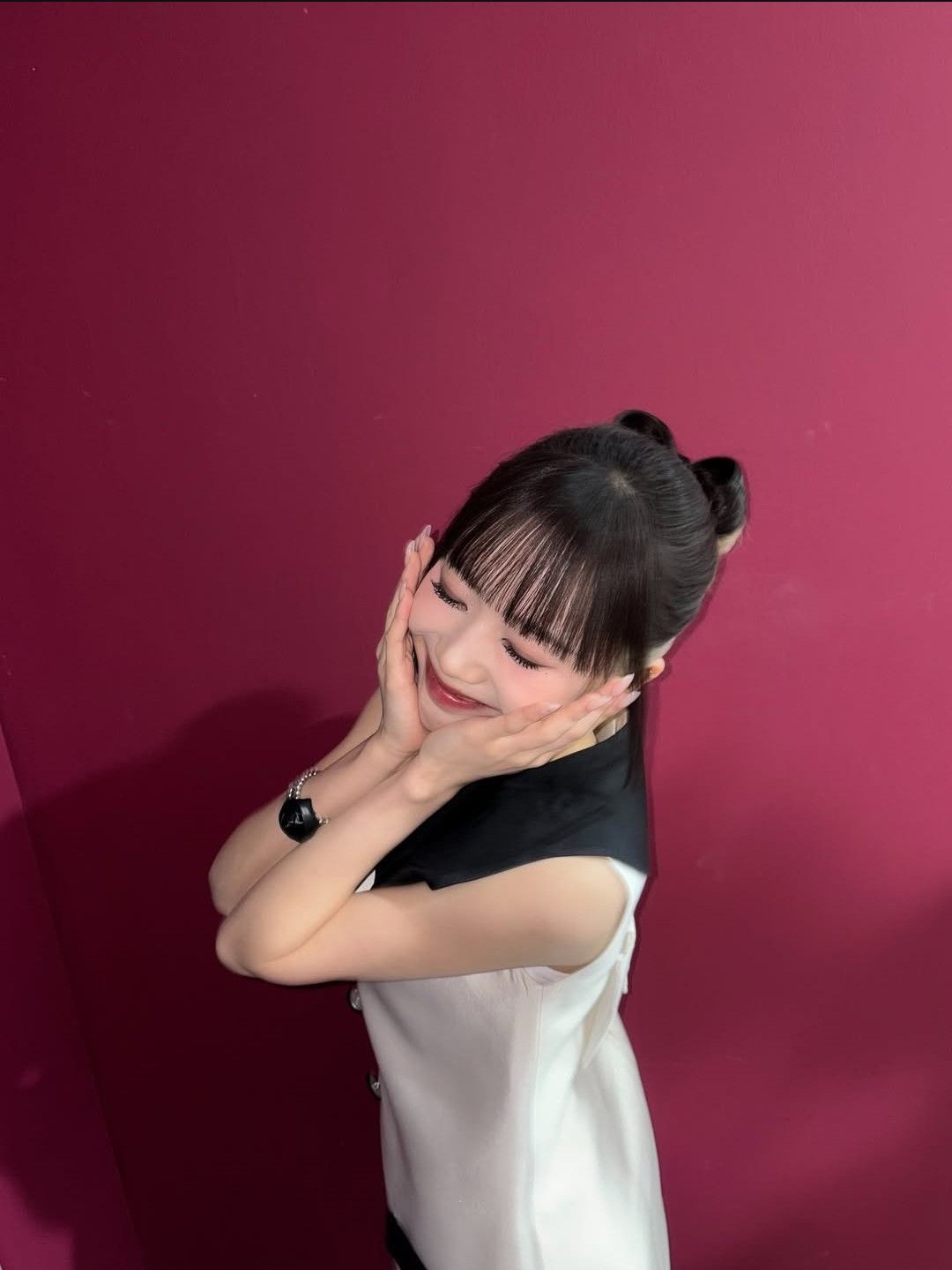 Behind-the-scenes cut of Shimizu Keiko (ME:I)