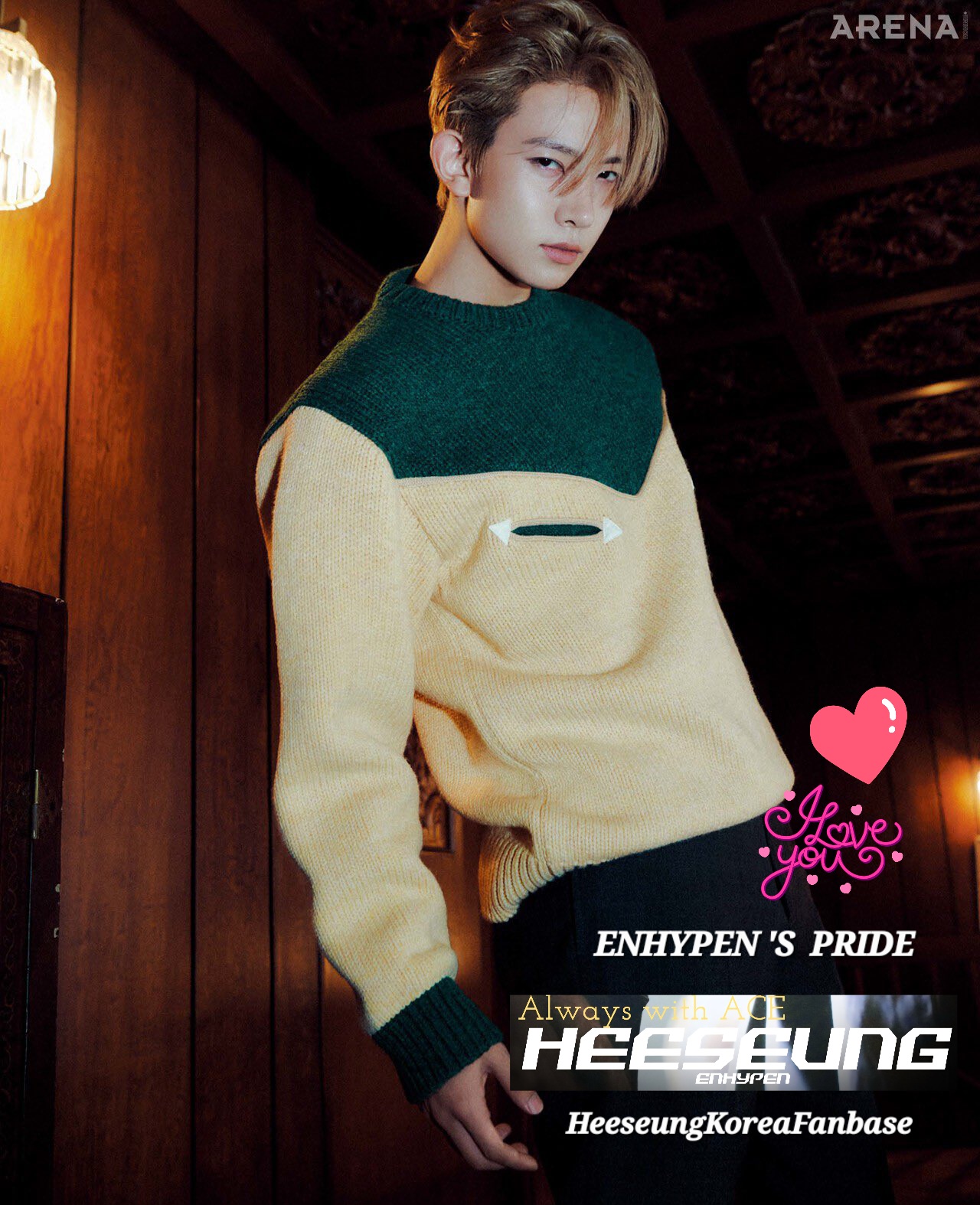 Behind-the-scenes cut of Heeseung (ENHYPEN)