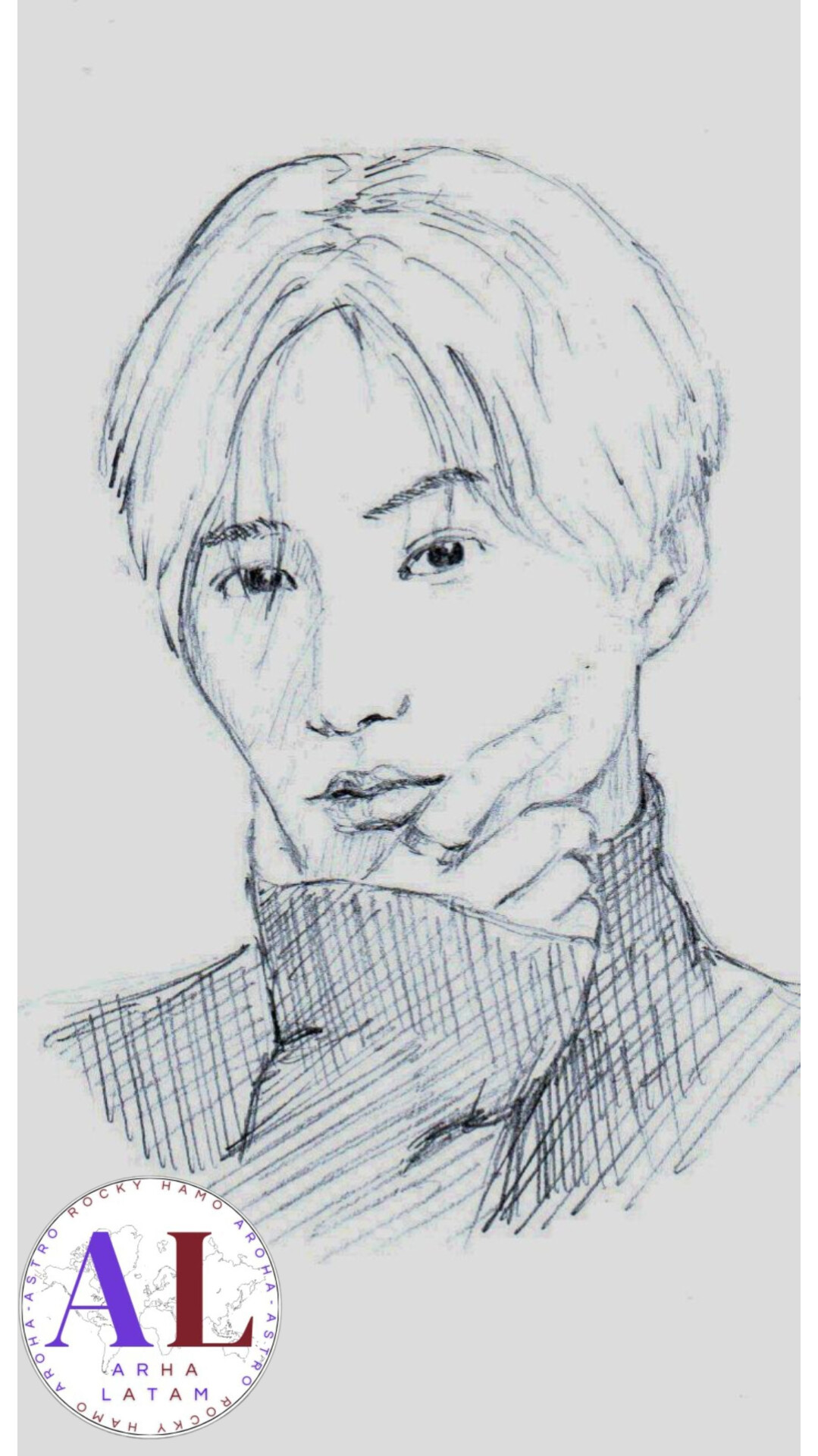 A heartfelt wallpaper shared by Rocky's fans