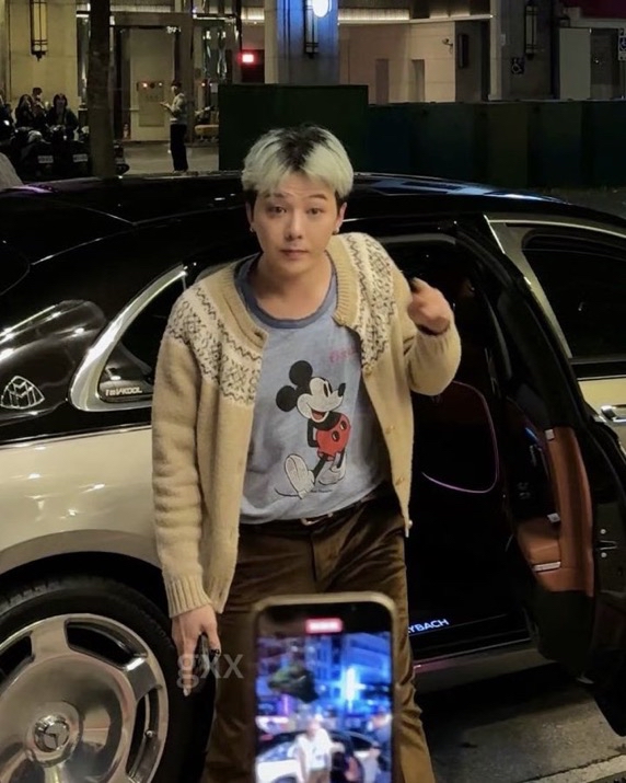 A moment captured by G-DRAGON (BIGBANG)'s fan