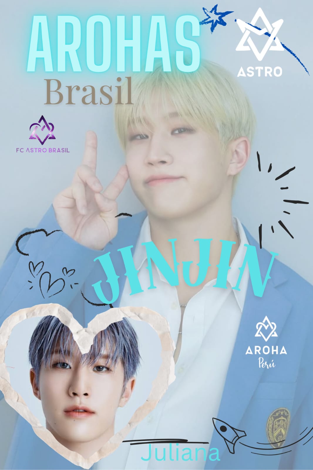 Recent activity shot of Jinjin (ASTRO)