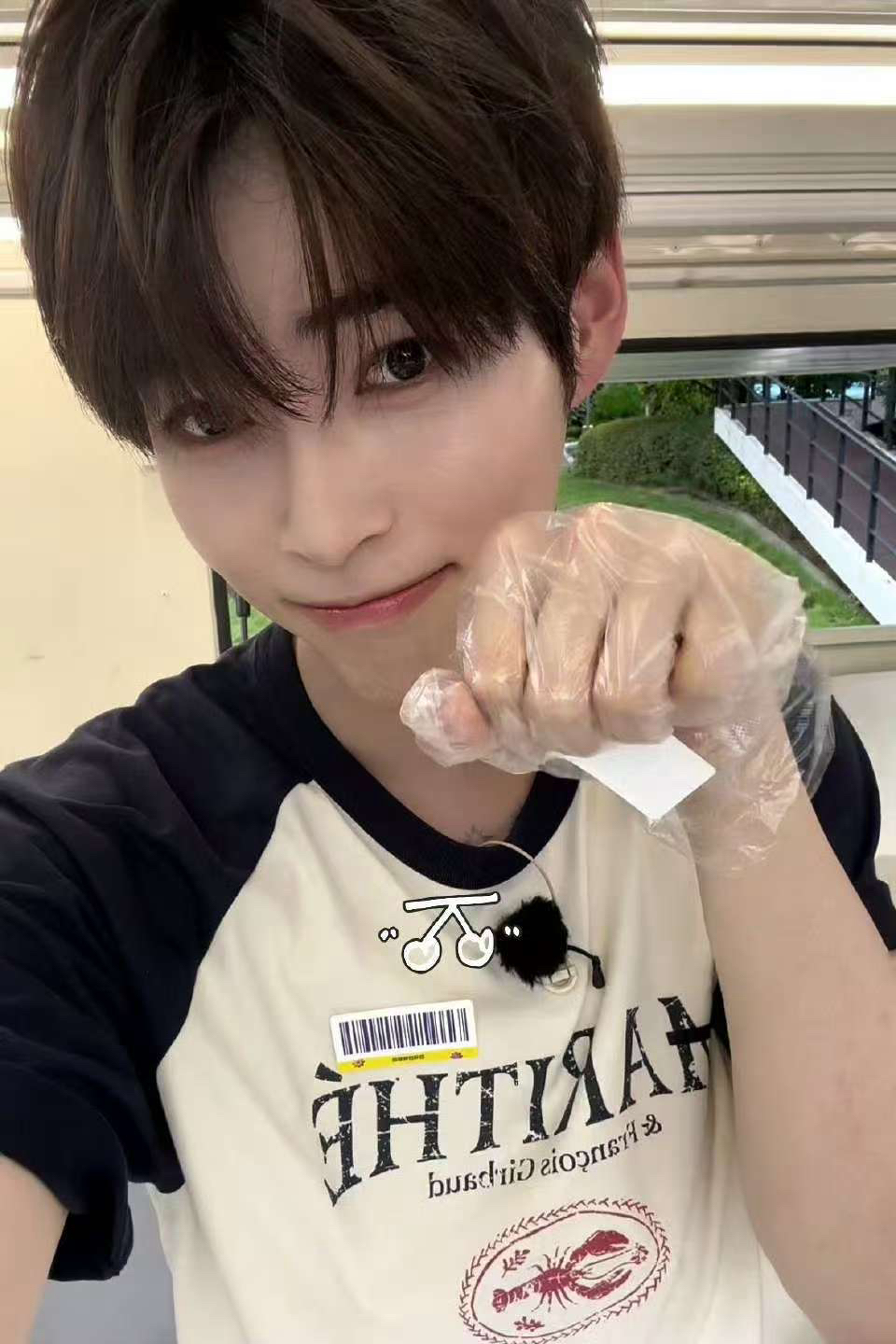 Recent activity shot of Sung Hanbin (ZEROBASEONE)