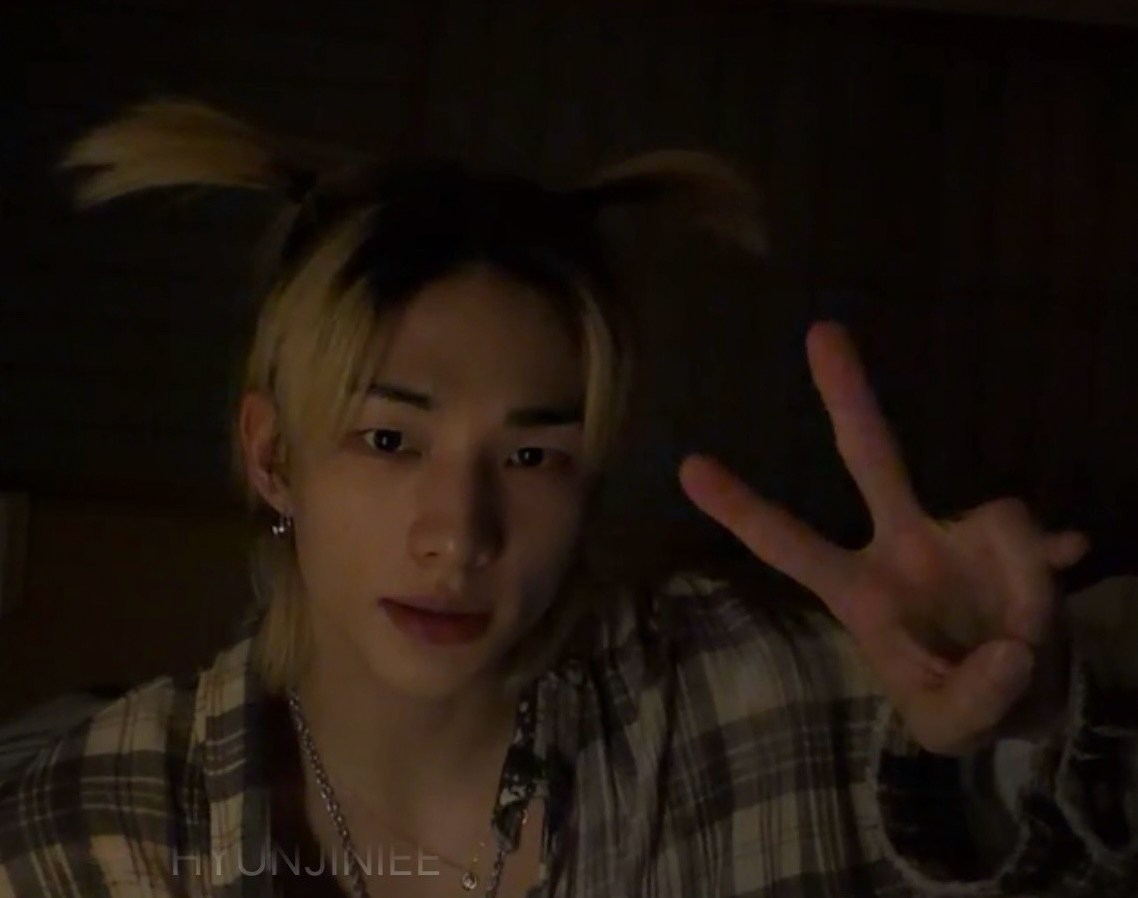 Recent activity shot of Hyunjin (Stray Kids)