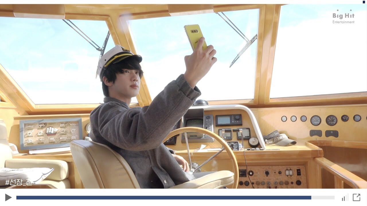 Jin (防弹少年团)粉丝拍下的瞬间