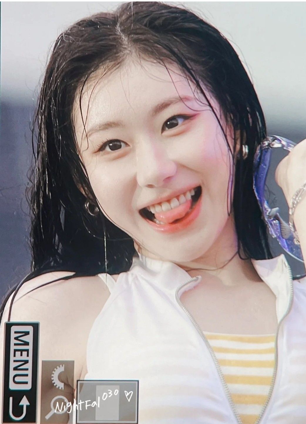A moment captured by Chaeryeong (ITZY)'s fan