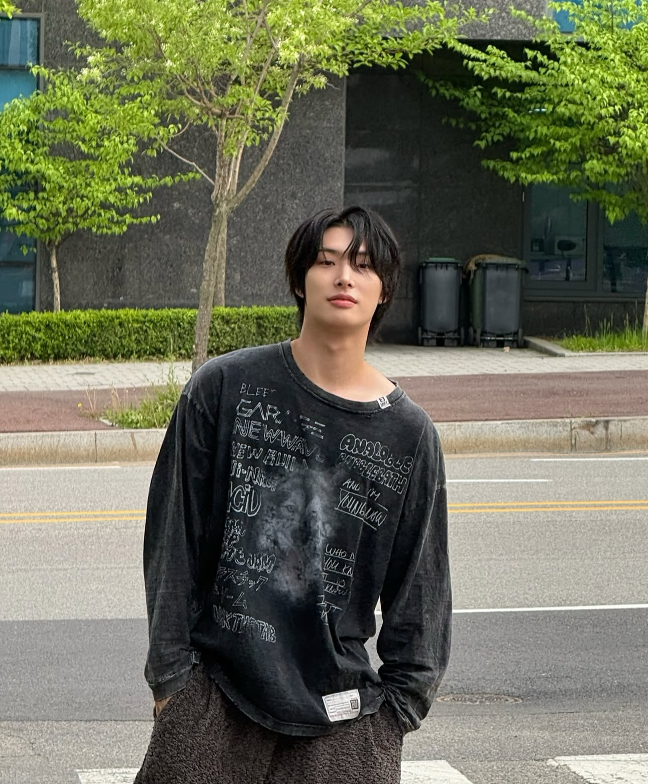 Recent activity shot of Mingi (ATEEZ)