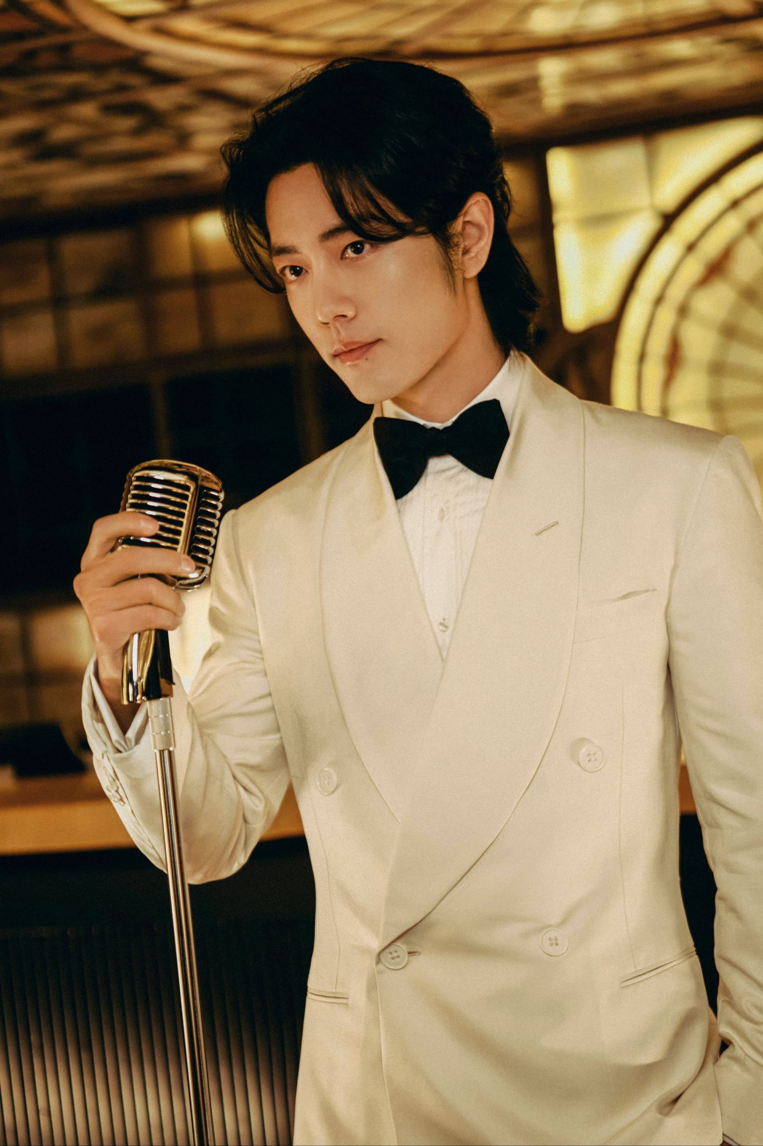 肖戦の舞台裏ショット