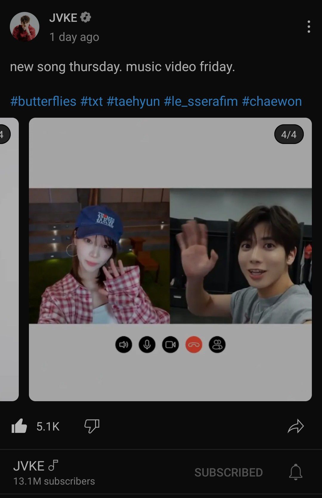 A moment captured by Taehyun (TOMORROW X TOGETHER)'s fan