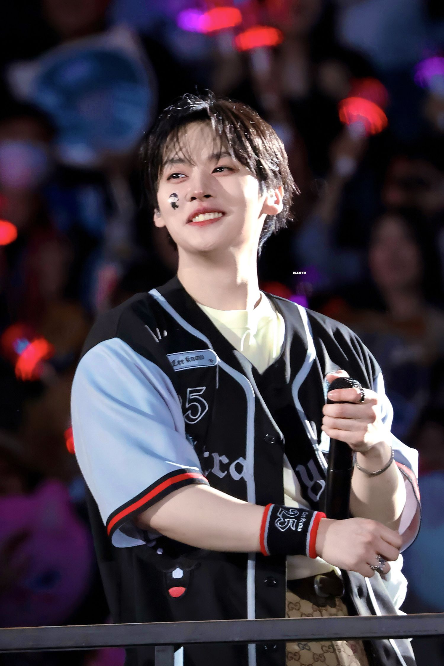 Recent activity shot of Lee Know (Stray Kids)