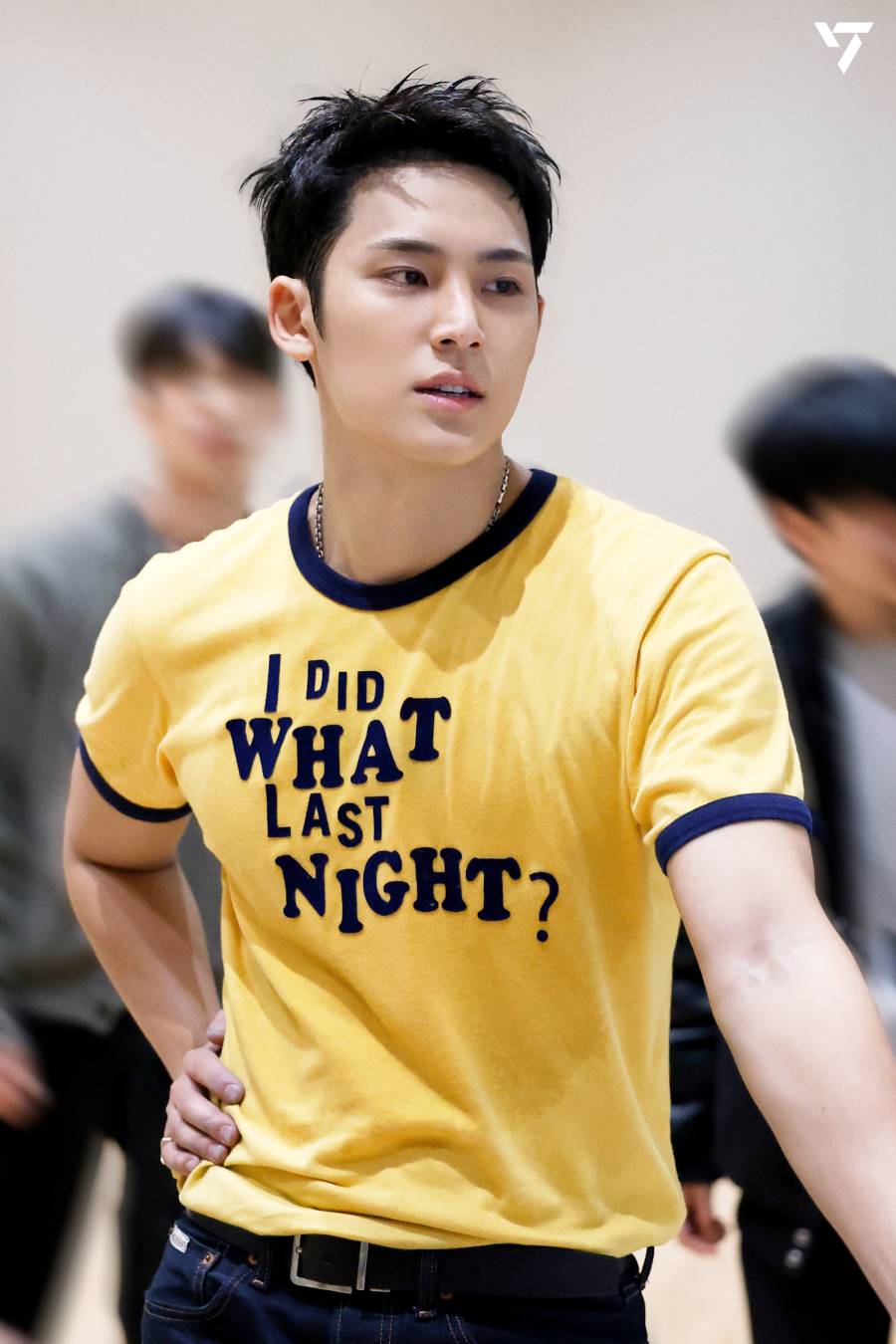 Recent activity shot of Mingyu (SEVENTEEN)