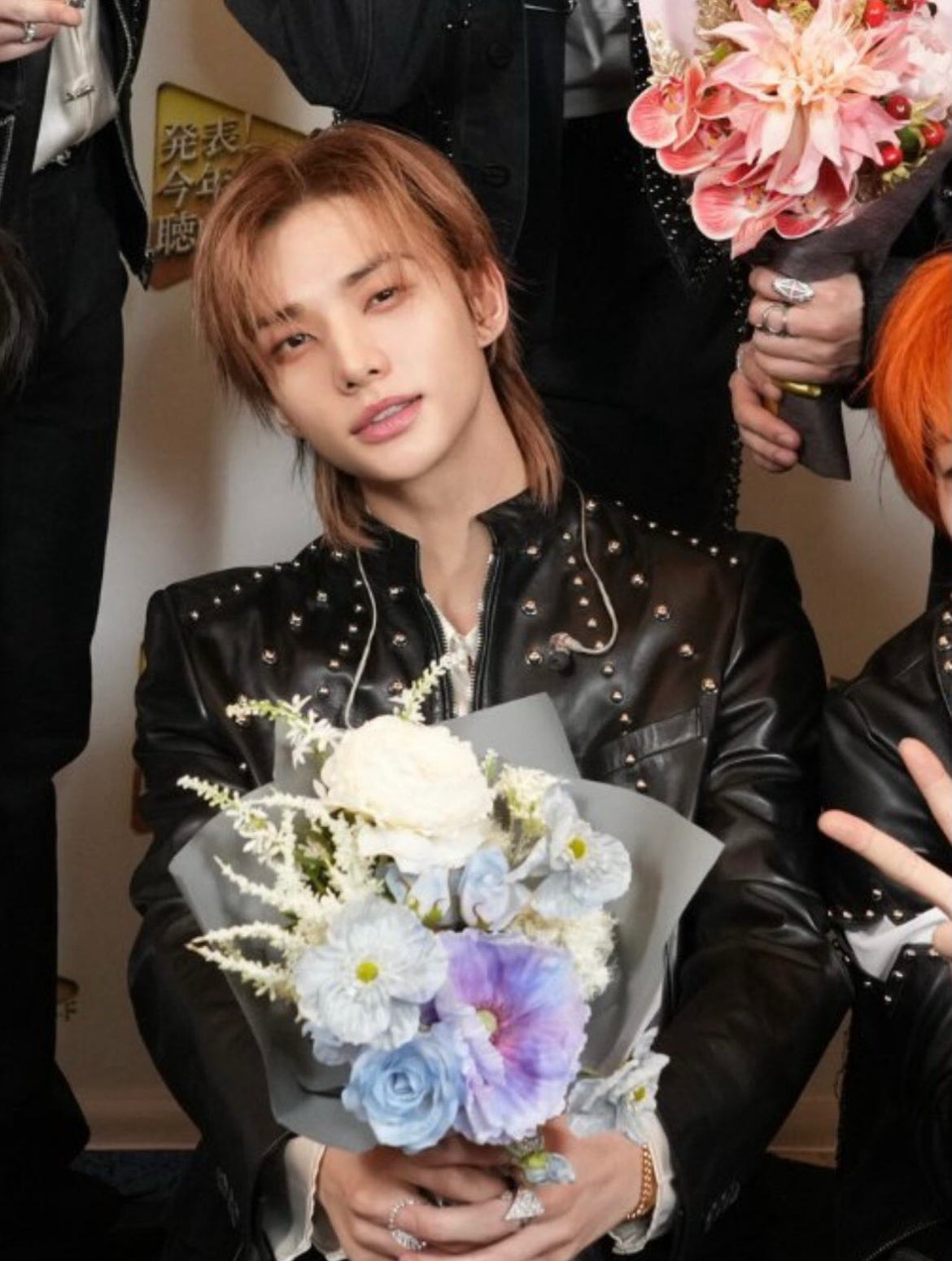 A moment captured by Hyunjin (Stray Kids)'s fan