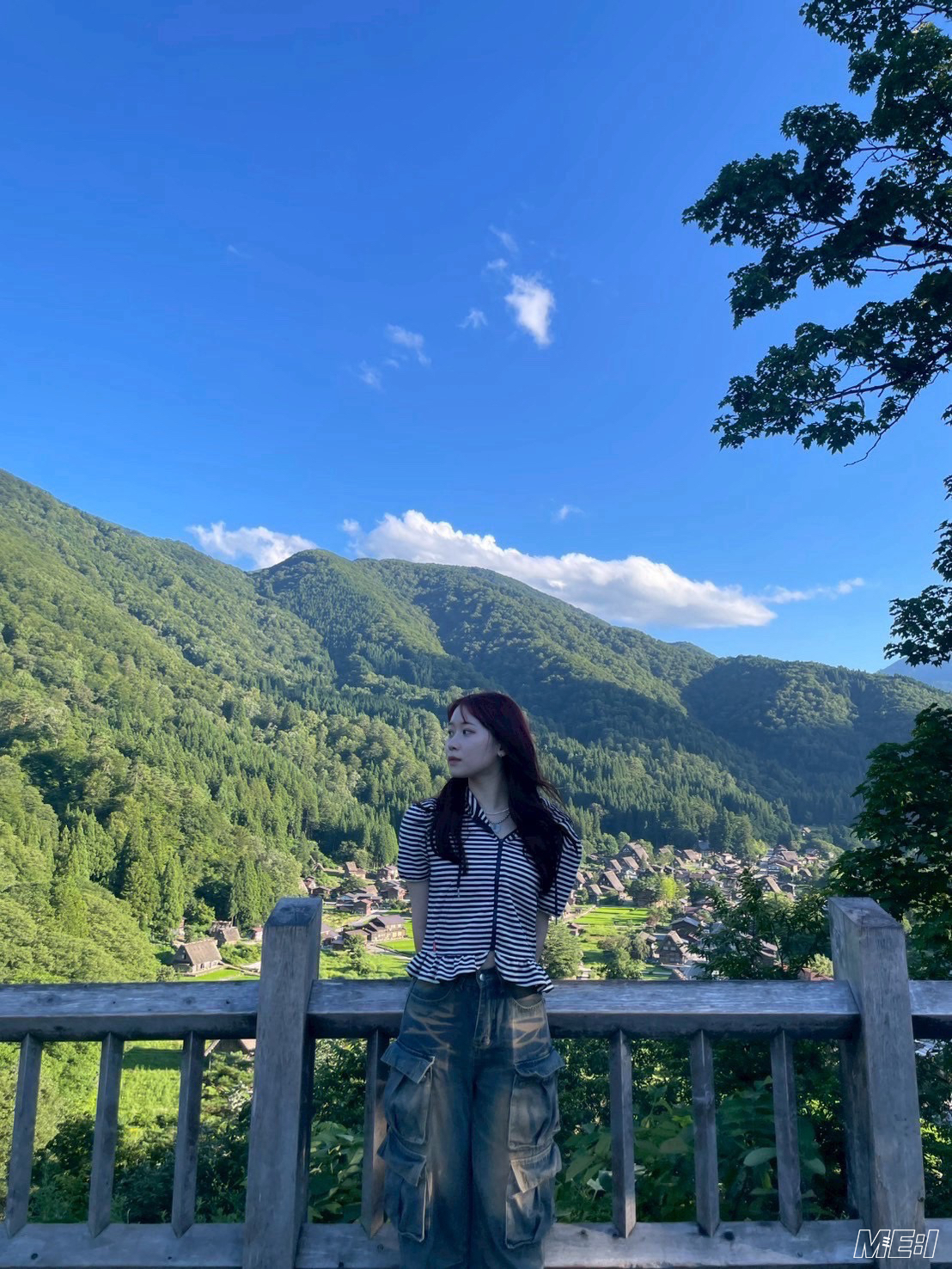 Behind-the-scenes cut of Kasahara Momona (ME:I)