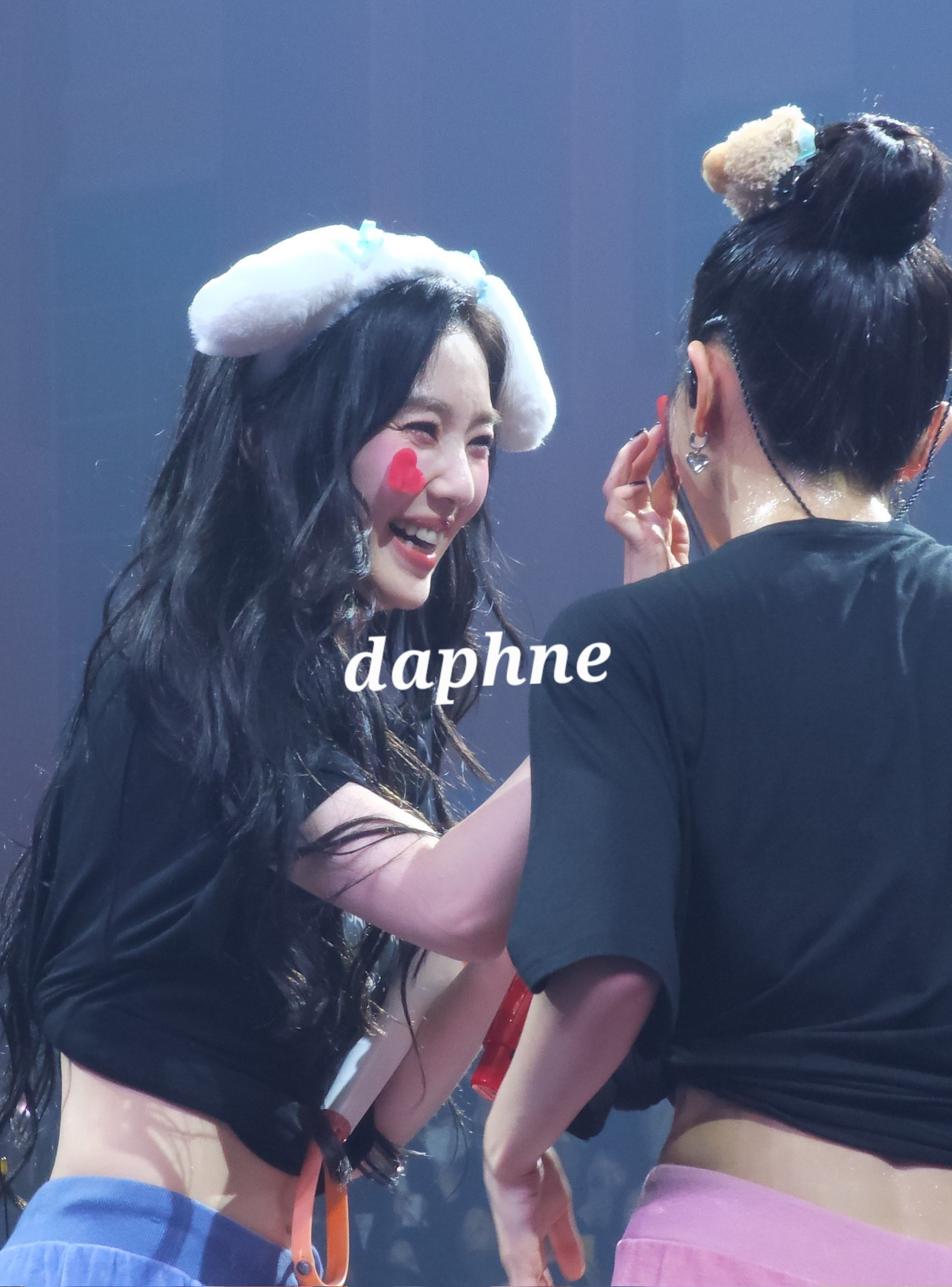 A moment captured by Red Velvet's fan