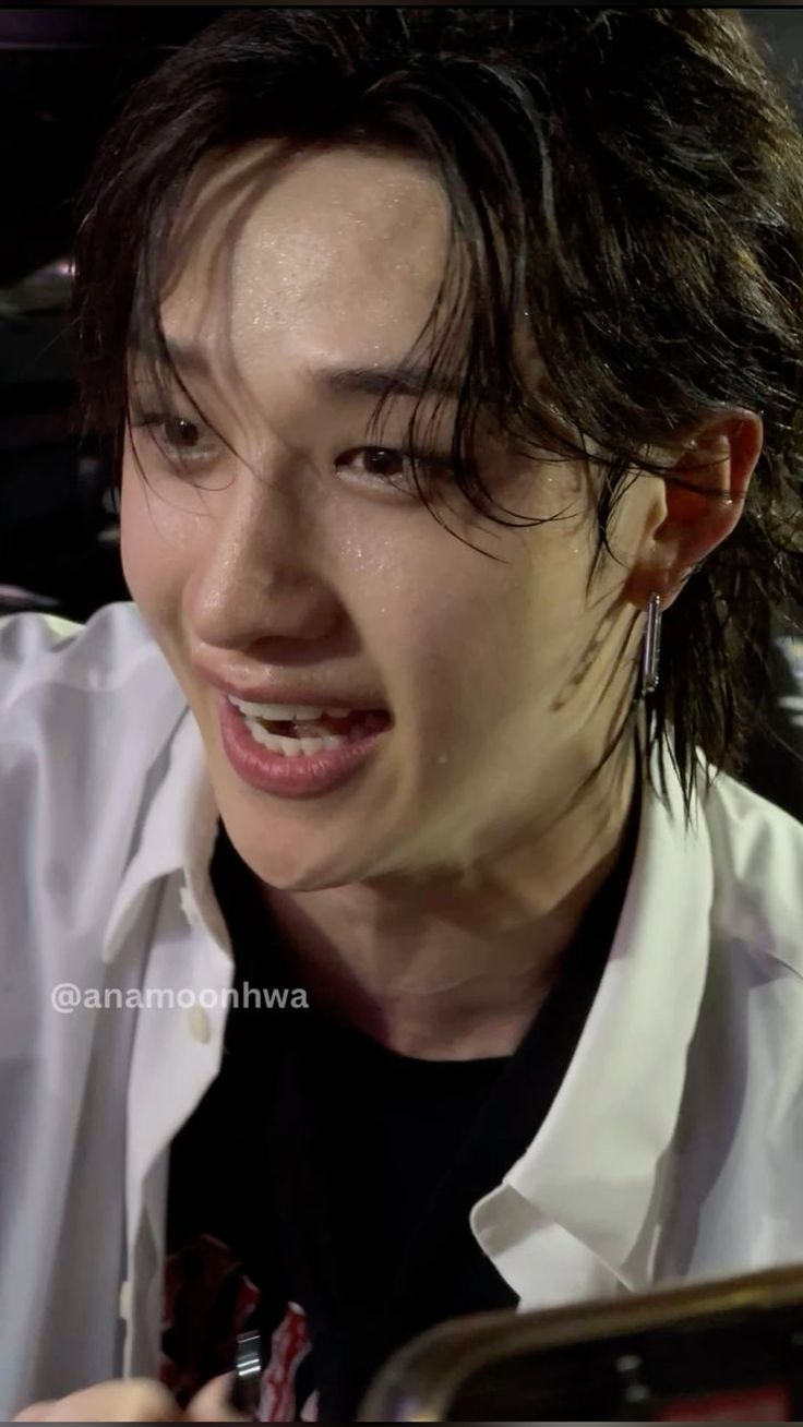 A moment captured by Bang Chan (Stray Kids)'s fan