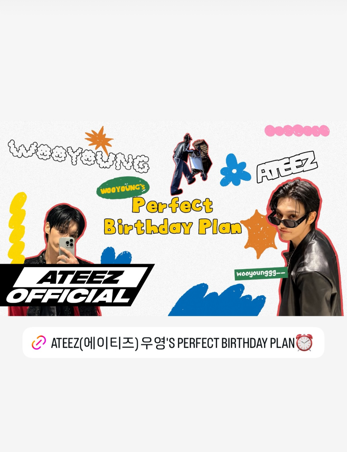 A moment captured by Mingi (ATEEZ)'s fan