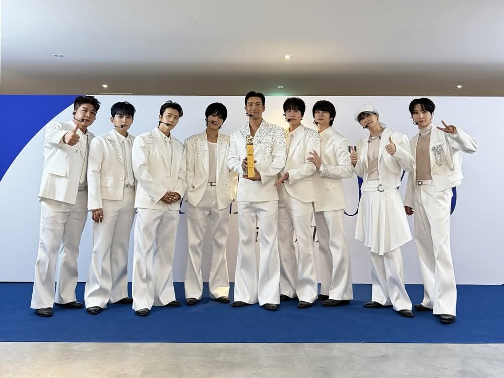 Momen yang diabadikan oleh penggemar Super Junior