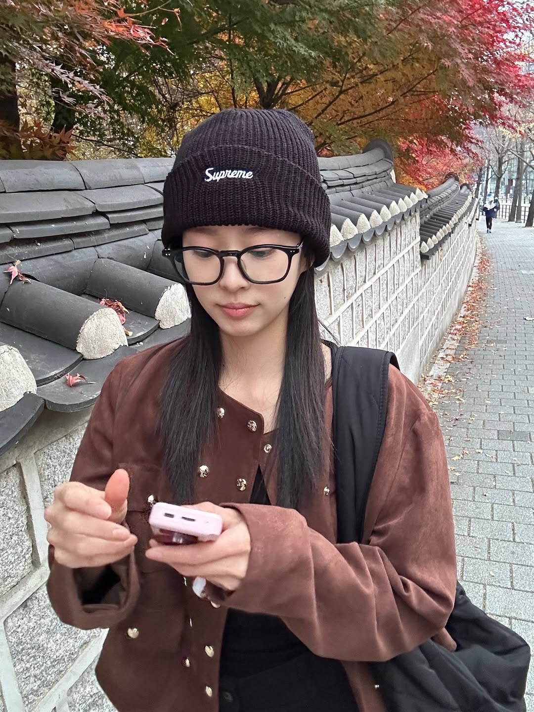 A moment captured by Kim Minju's fan