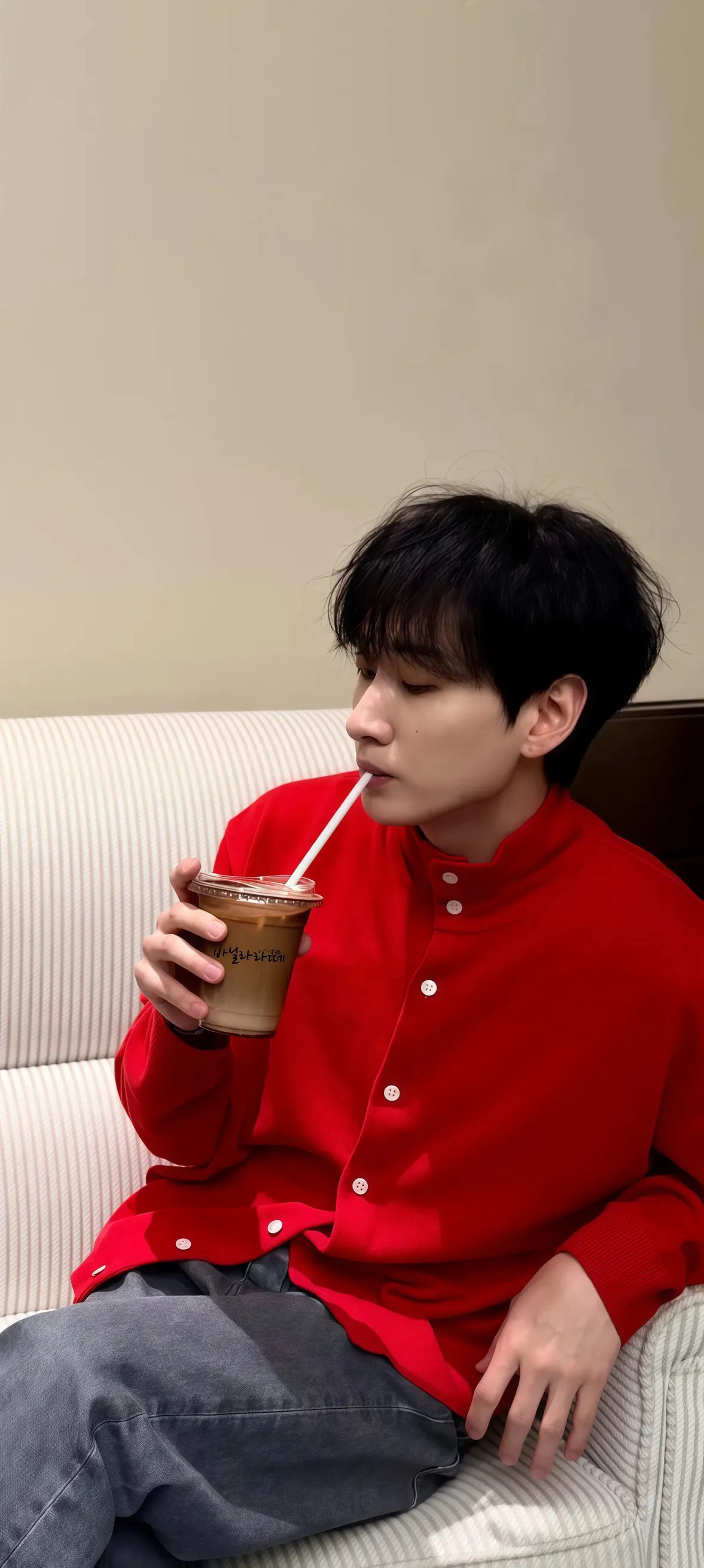 A moment captured by Super Junior's fan