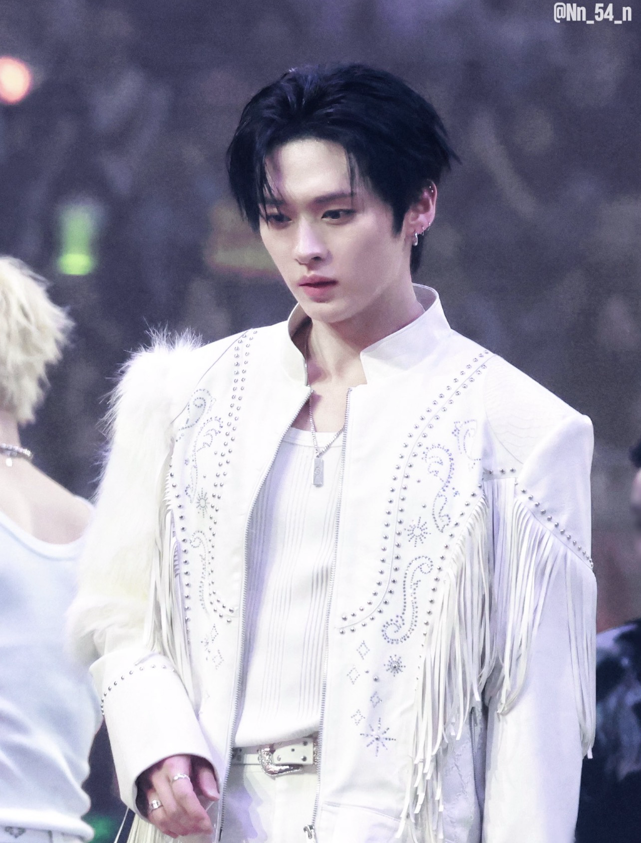 A moment captured by Lee Know (Stray Kids)'s fan