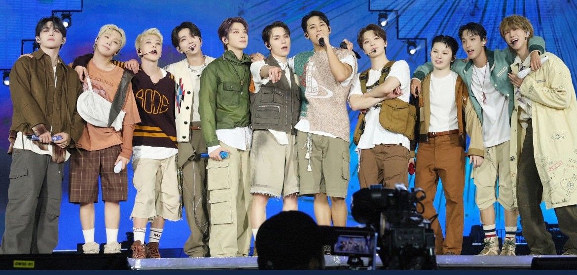Recent activity shot of SEVENTEEN