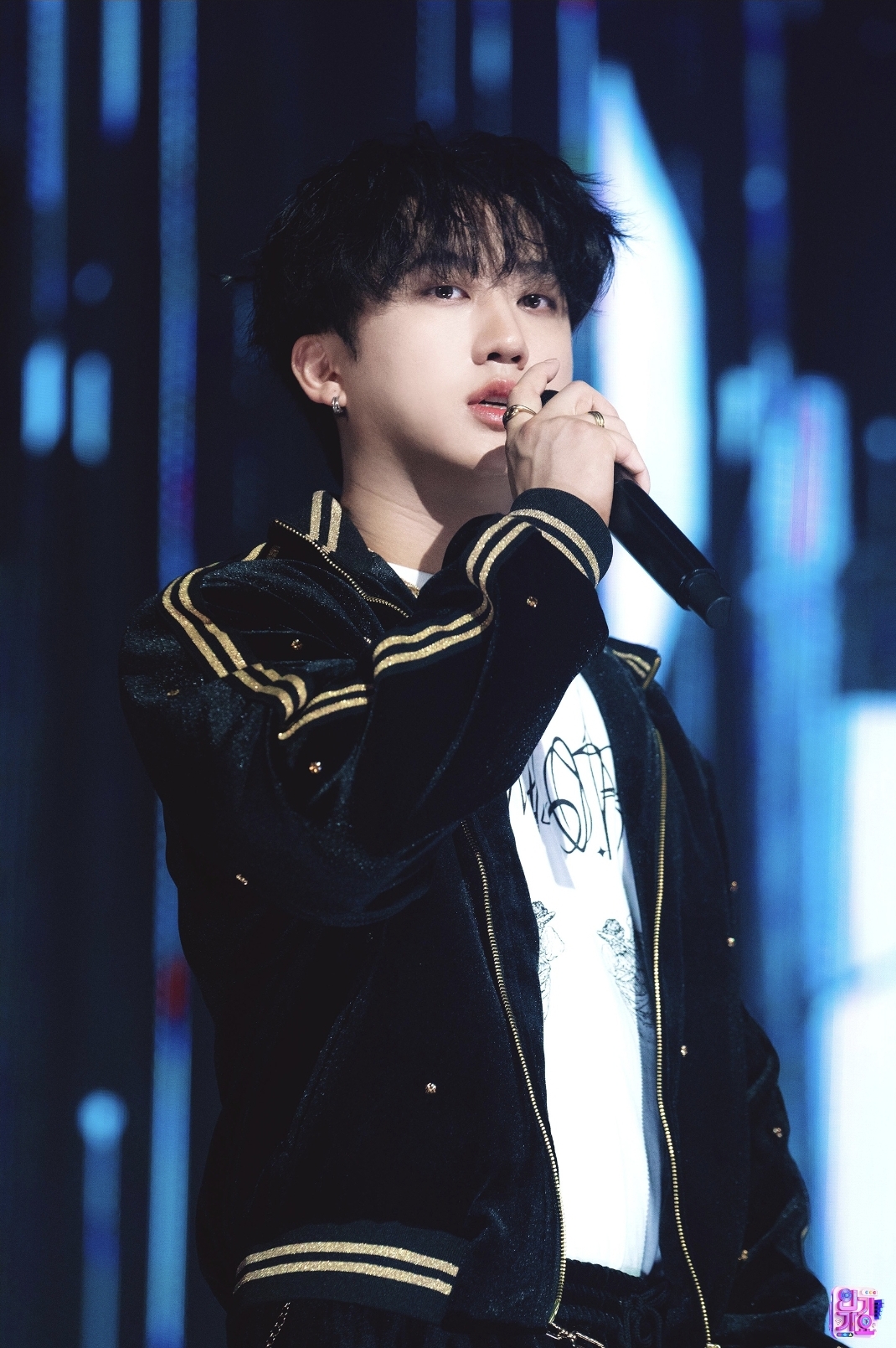 A moment captured by Changbin (Stray Kids)'s fan