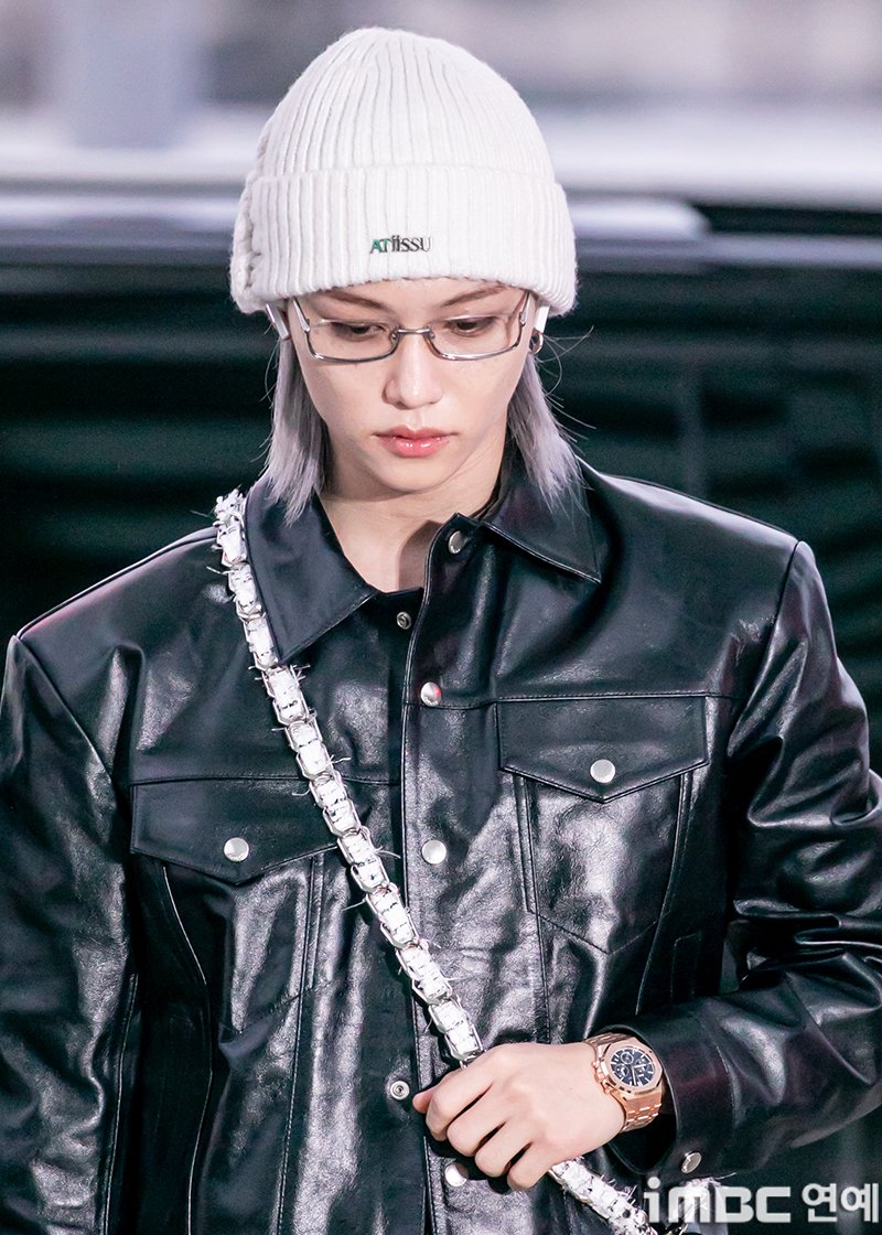 A moment captured by Felix (Stray Kids)'s fan