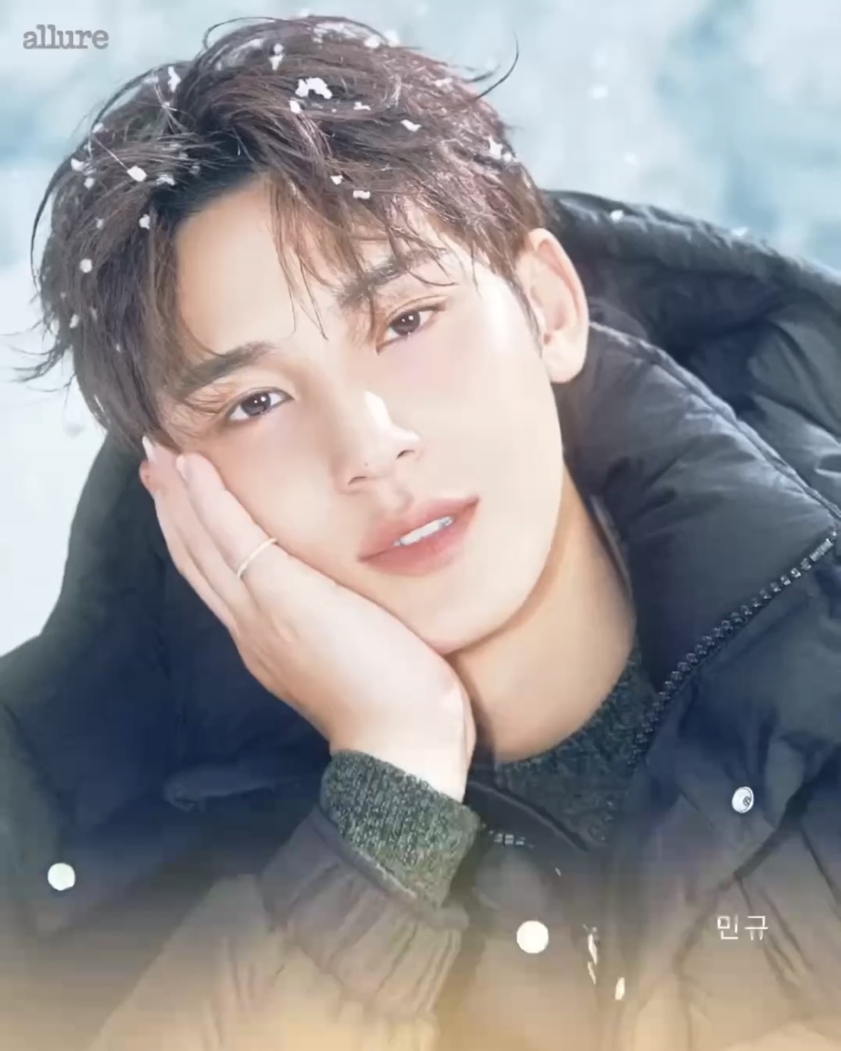 A moment captured by Mingyu (SEVENTEEN)'s fan