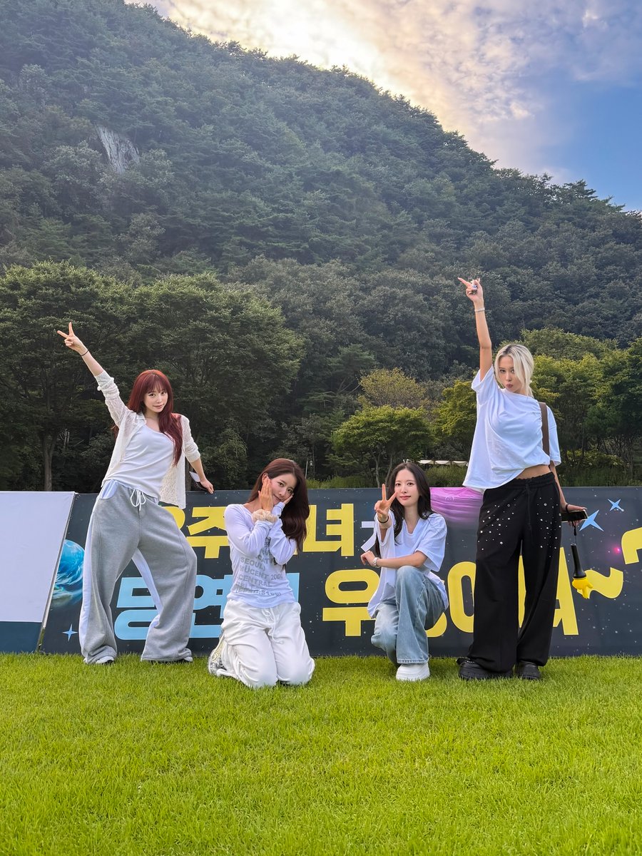 宇宙少女の舞台裏ショット