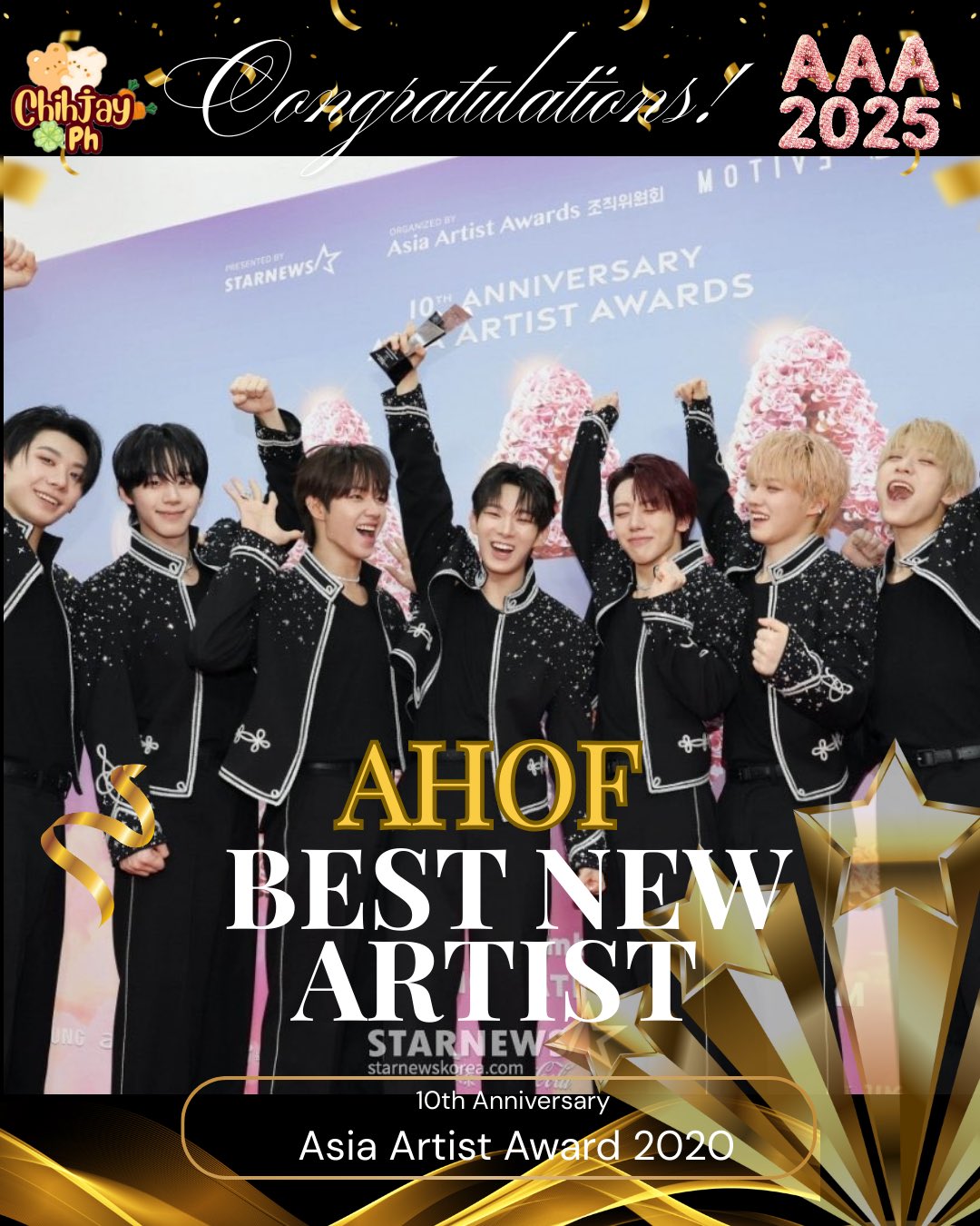 A moment captured by AHOF's fan