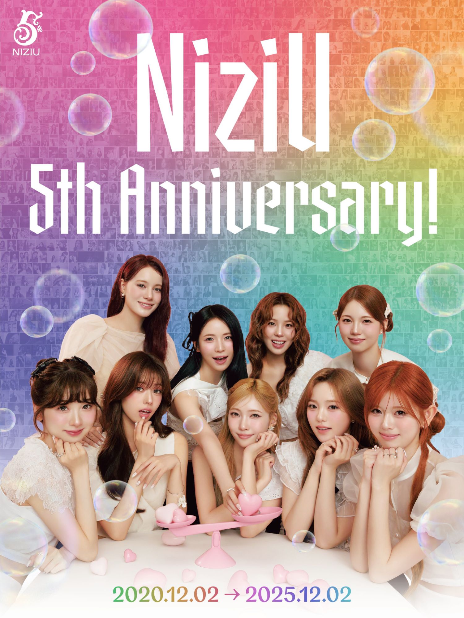 Recent activity shot of NiziU