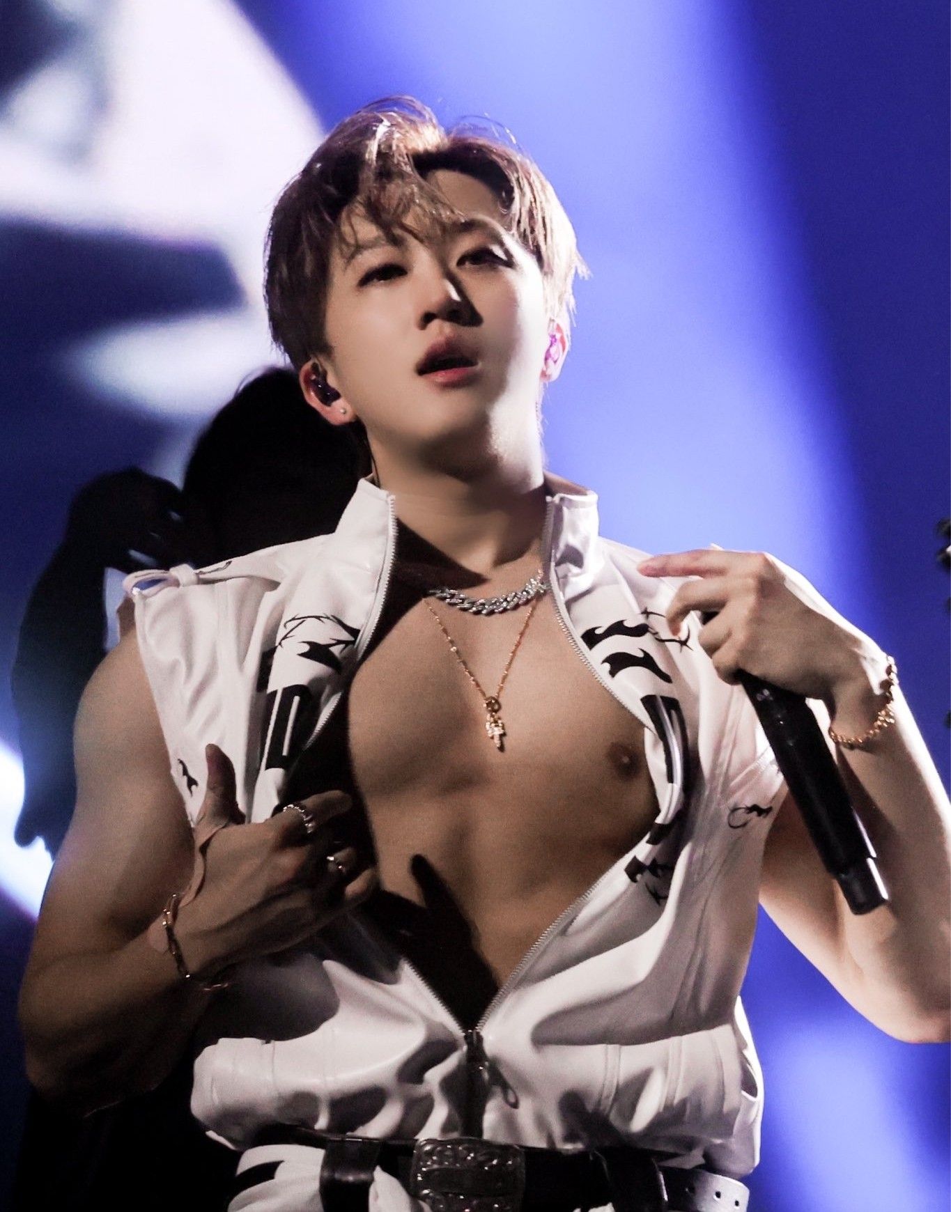 A moment captured by Changbin (Stray Kids)'s fan