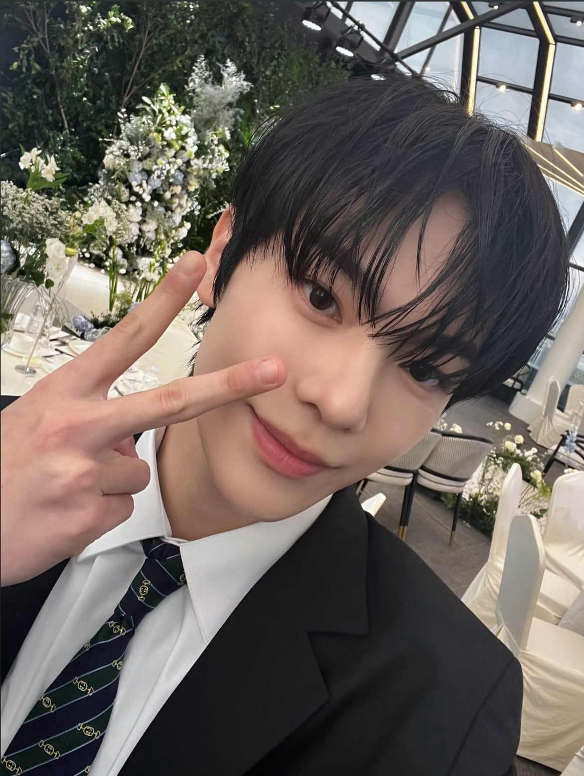 A moment captured by Park Donggyu's fan