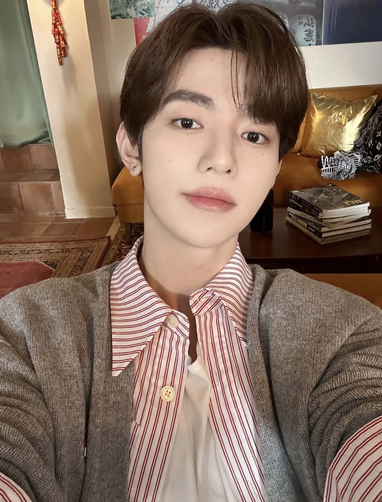 Recent activity shot of Zhang Hao (ZEROBASEONE)