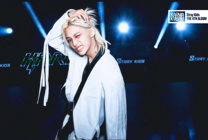 Recent activity shot of Felix (Stray Kids)