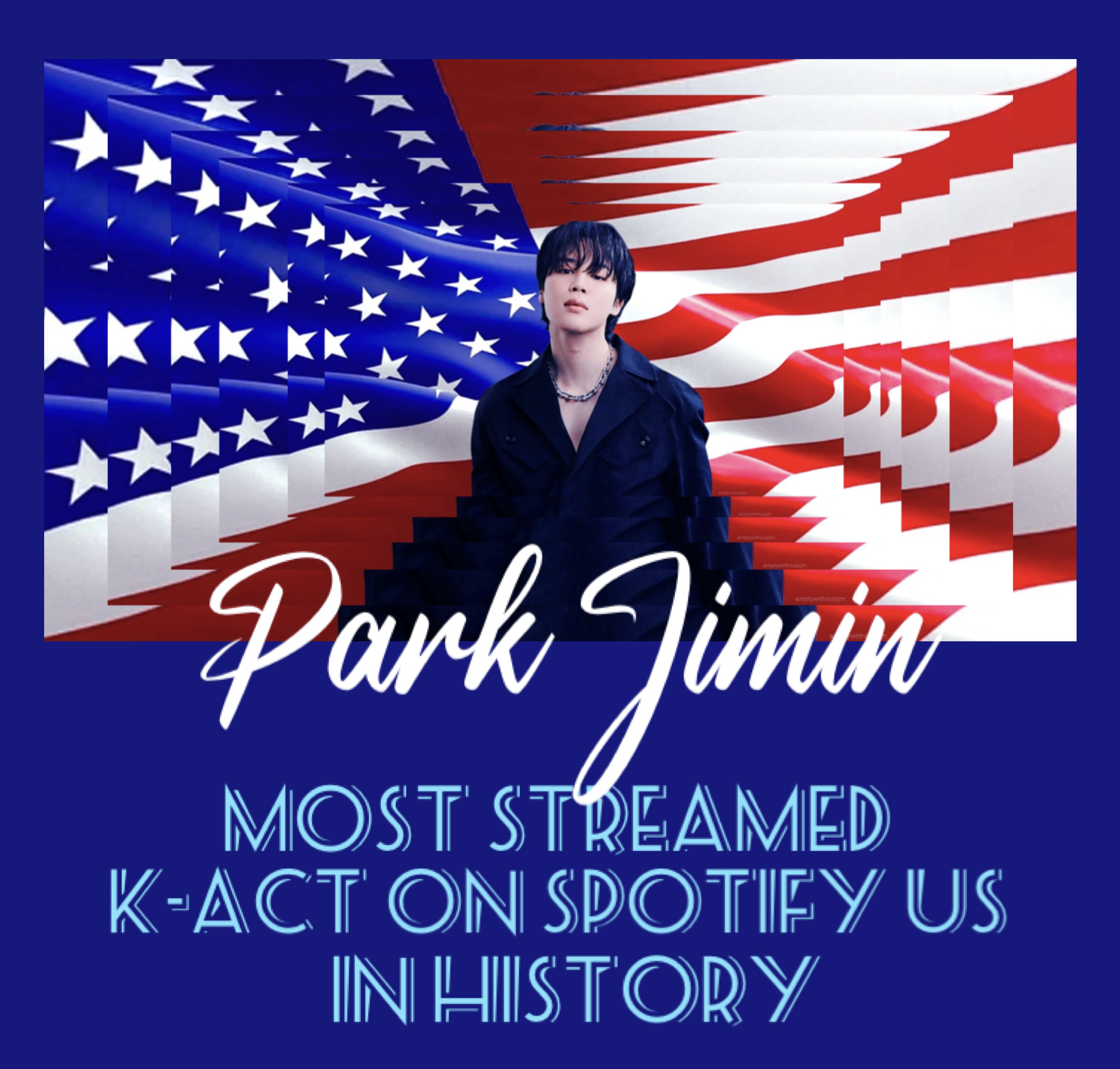 Recent activity shot of Jimin (BTS)