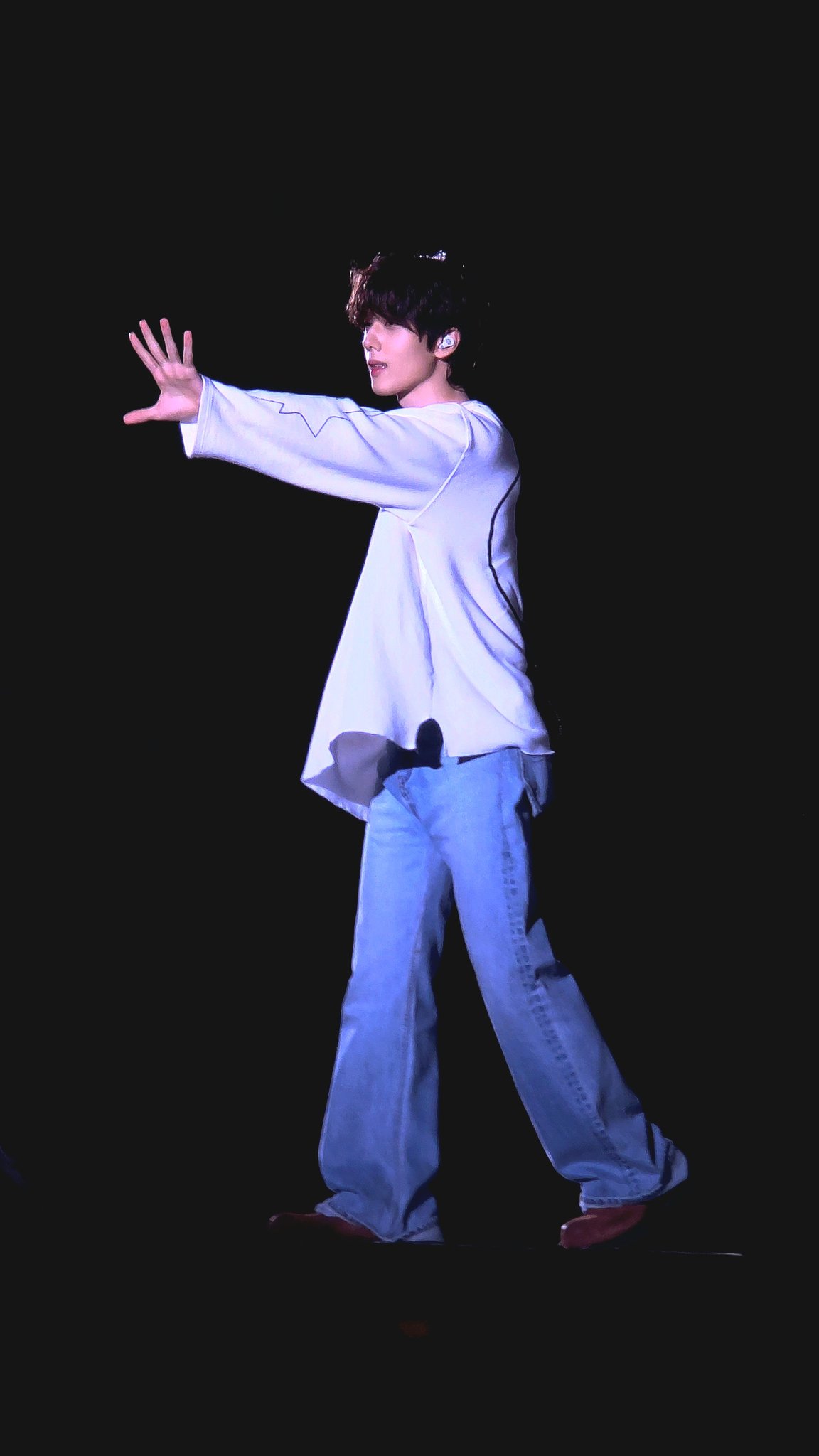 A moment captured by Jisung (NCT DREAM)'s fan