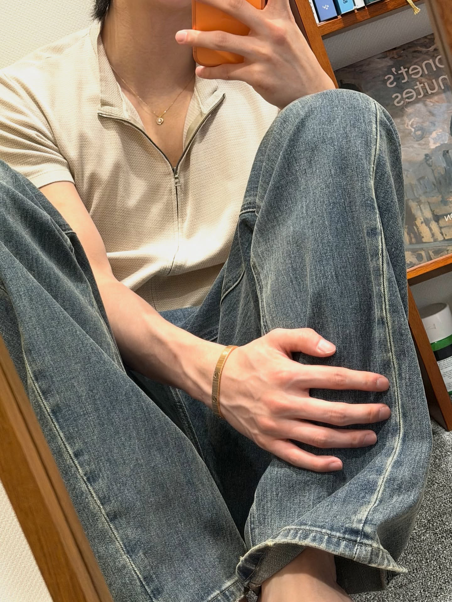 Recent activity shot of Hyunjin (Stray Kids)