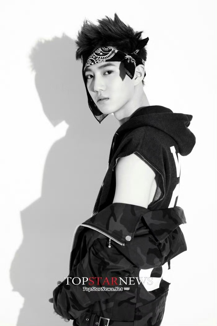 Recent activity shot of Suho (EXO)
